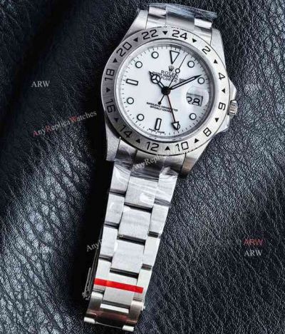 Rolex Explorer Cal.3185 Movement 40mm SS Oyster Band White Face Watch